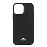 Coque iphone 13 pro silicone gel effet brillant mercury noir