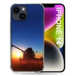 Coque pour iphone 14 (6. 1) agriculture moissonneuse soleil