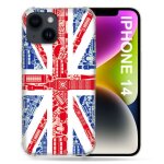 Coque pour iphone 14 (6. 1) voyage angleterre blanc