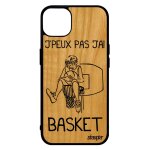 Coque iphone 14 en bois silicone j'peux pas j'ai basket nba personnalis� portable basketball panier souple ...