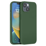 Coque pour iphone 14 edition color skin en tpu avec int�rieur doux moxie kaki