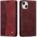 Coque compatible avec iphone 14 plus housse, pochette fermeture magnetique avec emplacements cartes, ...