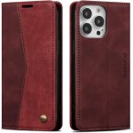 Coque compatible avec iphone 14 pro housse, pochette fermeture magnetique avec emplacements cartes, premium ...