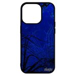Coque pour iphone 14 pro silicone fonds marins telephone algues oc�an metal 256 go case noir nature smartphone ...