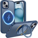 Coque pour iphone 15 6, 1 pouces compatible avec magsafe, housse antichoc mate pour tlphone portable ...