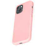 Coque pour iphone 15 plus premium collection color skin en tpu antichoc moxie rose clair