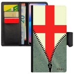 Coque pour iphone 15 pro cuir portefeuille drapeau angleterre anglais jo royaume unis jeux olympiques ...