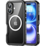Coque pour iphone 16 etanche - antichoc [compatible avec mag - safe] incassable 360 intgrale [avec protection ...