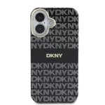 Coque pour iphone 16 magsafe en tpu souple � motif dkny noir