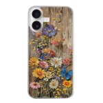 Coque pour iphone 16 motif bois et papillon 1