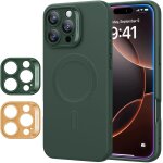 Coque pour iphone 16 pro avec magsafe, recharge magn�tique, coque en silicone, lisse, fine, anti chocs, ...