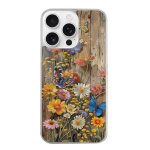 Coque pour iphone 16 pro max motif bois et papillon 1
