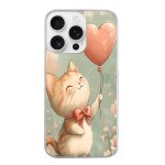 Coque pour iphone 16 pro max motif chat ballon