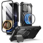 Coque pour iphone 16 pro avec protecteur cam�ra support int�gr�s [compatible avec bouton cam�ra & magsafe] ...