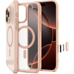 Coque pour iphone 16 pro, ultra hybrid t magfit, [bouton camera control] 6, 9 pouces - frost rose titane ...
