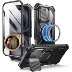 Coque pour iphone 16 avec protecteur cam�ra support int�gr�s [compatible avec bouton cam�ra & magsafe] ...