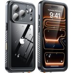 Coque pour iphone 17 pro etanche antichoc, ip68 imperm�able 360 integral antipoussi�re anti - neige resistante ...