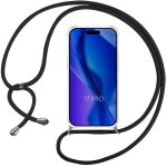 Coque pour iphone 17 pro, protection transparente renforc�e anti - rayure avec cordon noir - e. f. connection ...
