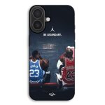 Coque pour iphone 17 young jordan vs old jordan be legendary basket