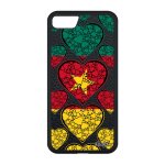 Coque pour iphone se 2020 silicone drapeau cameroun camerounais coupe d'afrique noir can etui tpu jo ...