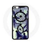 Coque pour iphone 4 / 4s attrape r�ve violet bleu rose noir douceur tendresse coeur protection indien ...