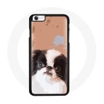 Coque pour iphone 4 / 4s epagneul japonais chien