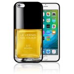 Coque iphone 4 et iphone 4s vernis a ongles mimosa jaune swag nail art color0433