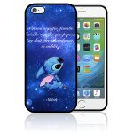 Coque iphone 5 et iphone 5s et iphone se apple iphone lilo stitch ohana signifie famille disney galaxy ...