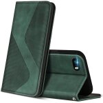 Coque pour iphone 5 / iphone 5s, premium etui housse en cuir de protection avec [emplacements cartes] ...