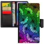 Coque pour iphone 5 5s se porte cartes wax 4g imprim� housse africain motif portable original color� ...