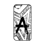 Coque pour iphone 5 5s se silicone anarchie blanc communisme libert� signe apple iphone 5 iphone 5s iphone ...