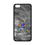 Coque iphone 5c silicone j'peux pas j'ai console jeux video geek texte personnalis� case je unique gris ...