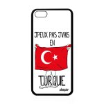 Coque pour iphone 5c silicone j'peux pas j'vais en turquie drapeau turque apple iphone 5c