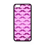 Coque iphone 5c silicone moustache antichoc impression mobile rose swag en apple iphone 5c