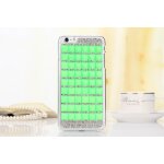 Coque iphone 6 6s plus (5 ; 5) - effet strass brillant vert silicone rigide (tpu)