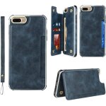 Coque iphone 6 plus / 6s plus, coque iphone 7 plus / 8 plus, premium cuir pu flip portefeuille housse, ...