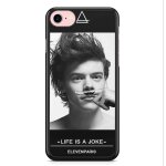 Coque iphone 6 plus et iphone 6s plus harry style eleven paris life is a joke moustache