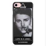Coque iphone 6 et iphone 6s justin bieber eleven paris life is a joke moustache