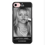 Coque iphone 6 et iphone 6s mariah carrey eleven paris life is a joke moustache
