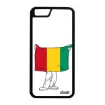 Coque iphone 6 6s plus silicone drapeau guinee guineen de protection etui original jo basket jeux olympiques ...