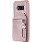 Coque pour iphone 6s / 6 4, 7 pouces [avec verre trempe], fermeture eclair housse en pu cuir case de ...