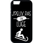 Coque iphone 6s - j peux pas j ai luge 2 - noir
