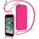 Coque pour iphone 7 / 8 / iphone se 2022 / se 2020 4, 7  avec cordon de collier r�glable, etui silicone ...