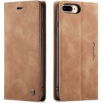 Coque compatible avec iphone 7 / 8 plus 5. 5, anti - choc housse en cuir premium flip case portefeuille ...