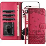 Coque pour iphone 7 plus / iphone 8 plus(5. 5 pouces), etui a rabat housse en cuir, chat pochette de ...