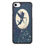 Coque pour iphone 7 plus et iphone 8 plus la fee clochette disney art peter pan