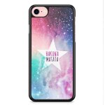Coque iphone 7 plus et iphone 8 plus hakuna matata galaxie
