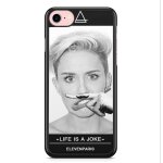 Coque iphone 7 plus et iphone 8 plus miley cyrus eleven paris life is a joke