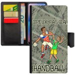 Coque iphone 7 j'peux pas j'ai handball homme 4g humour bande dessin�e comique sport housse drole leather ...