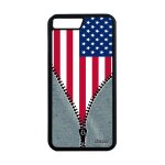 Coque iphone 7 plus silicone drapeau etats unis usa americain jo nfl foot